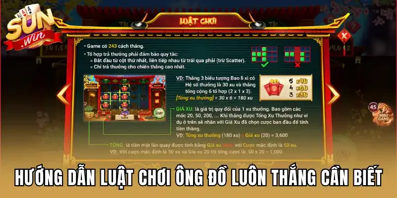 Hướng dẫn luật chơi ông đồ luôn thắng cần biết