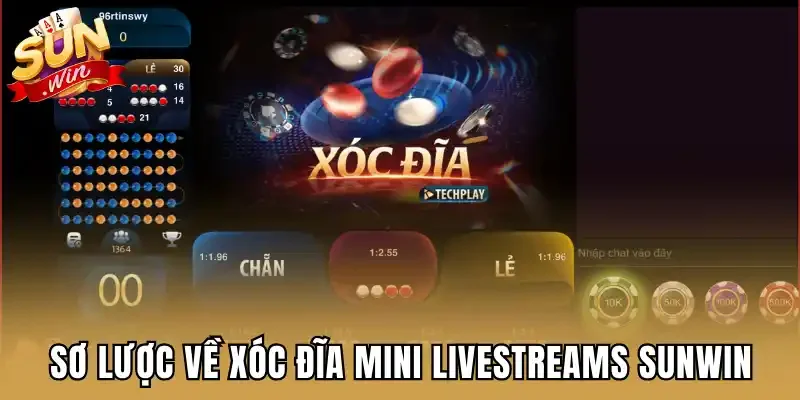 Sơ lược về Xóc Đĩa Mini Livestreams Sunwin