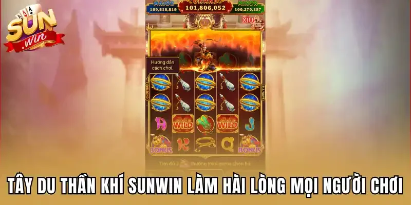 Tây Du Thần Khí Sunwin làm hài lòng mọi người chơi