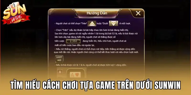 Tìm hiểu cách chơi tựa game trên dưới Sunwin